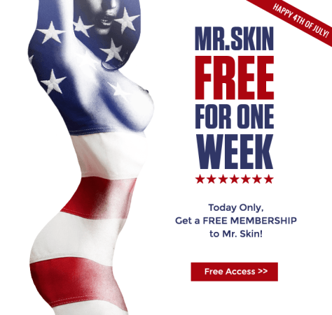 Mr. Skin Free For One Week For The 4th Of July! via Hot Celebs...