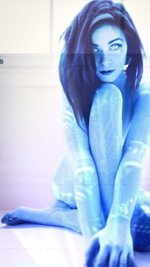 Hot Cortana cosplay