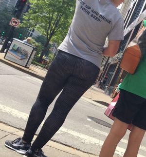 Ass on Michigan ave