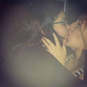 Lesbian kiss