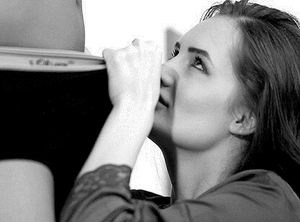 enjoying a rather amazing cock