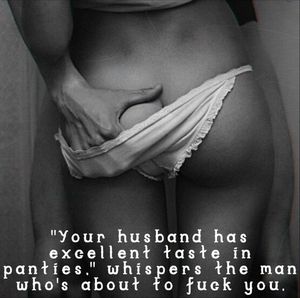 I love picking out lingerie for her, and fantasizing that someday they will be pealed off of her by a guy she is attracted to