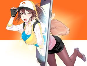 female protagonist (pokemon and pokemon go) drawn by oretoreon
