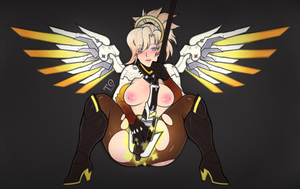 tabletorgy: Finished the Mercy Pin-Up! Did I already tell...