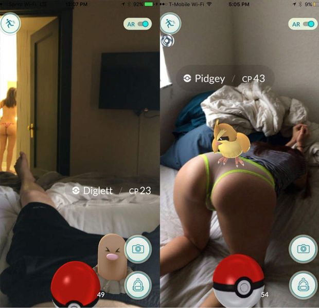 Pokemon GO gone sexual