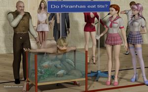 Dolcett High science fair - Do piranhas eat tits?