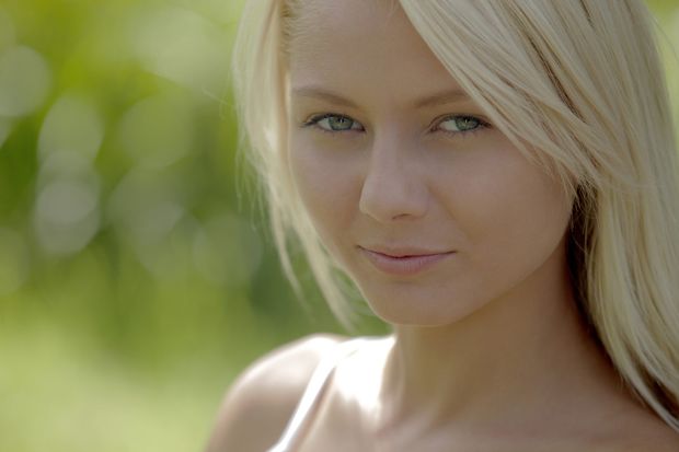 Anneli looking angelic.