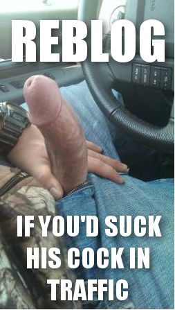 You would suck it wouldn't you?