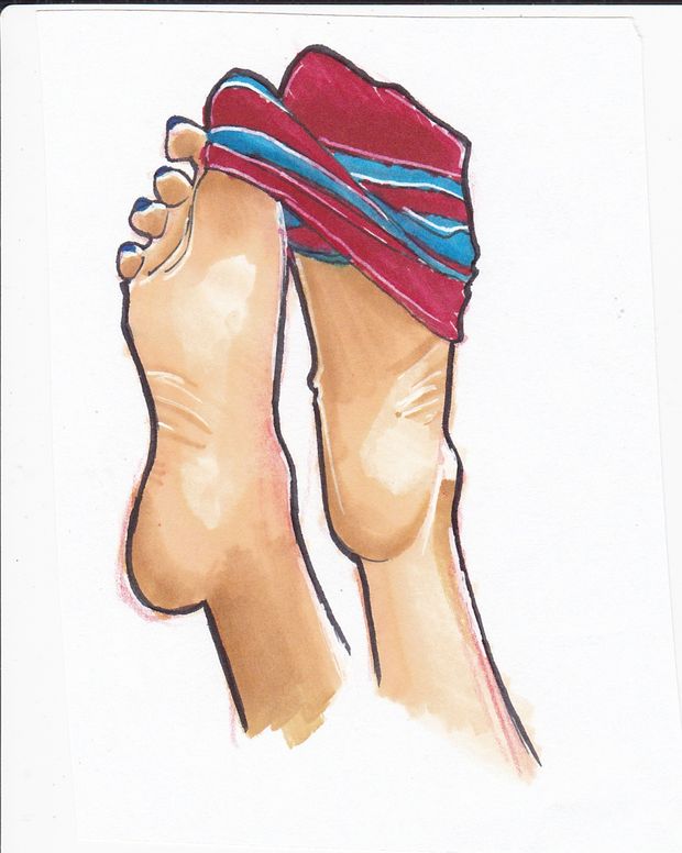 removing socks
