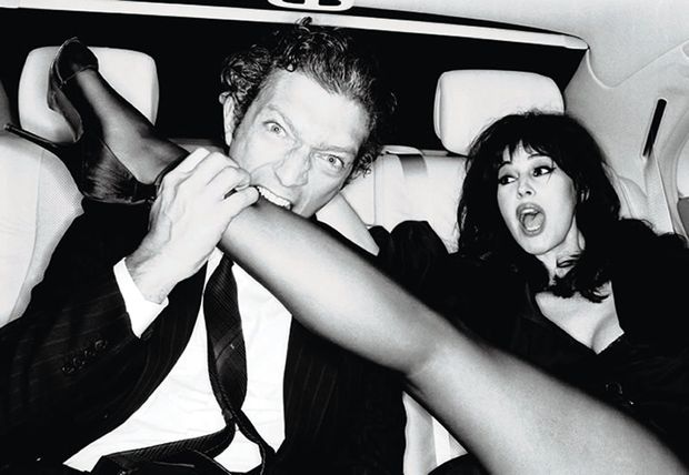 Monica Bellucci and Vincent Cassel - ph. Ellen von Unwerth