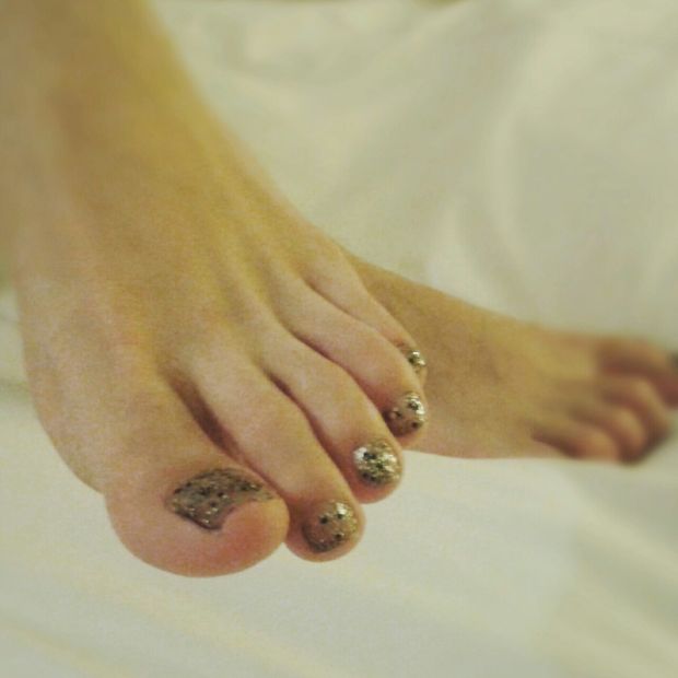Close up feet and toes