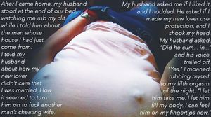 she told me what he did to her