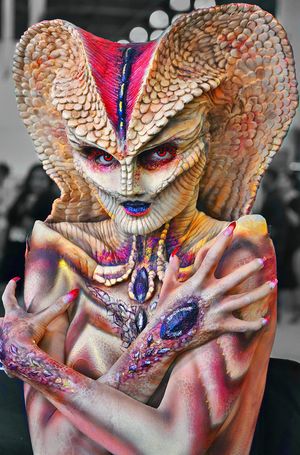 Pasadena CA Jun 09, 2016 SM Say hello to PhamExpos Miss Cobra Commando... one nasty bite from this venomous vixen and its a painfull DEATH... there is NO antidote!