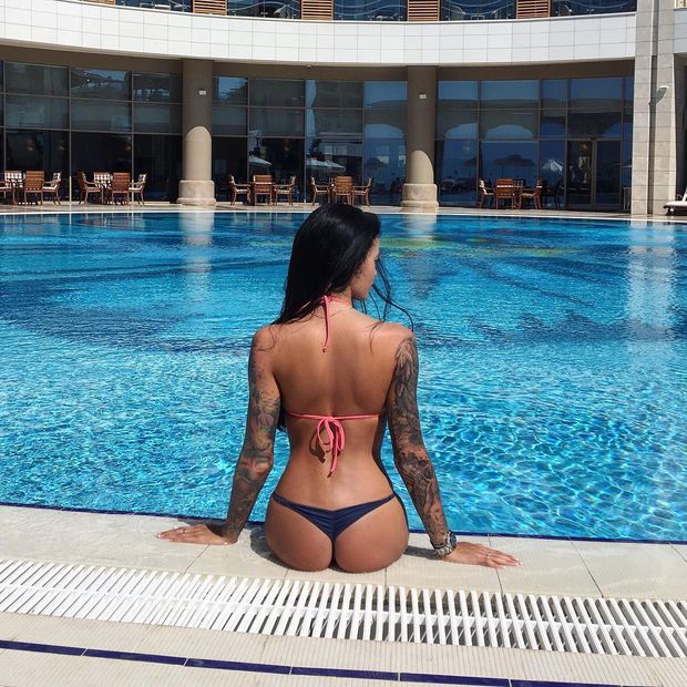 alone at pool