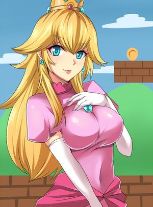 princess peach by megane man