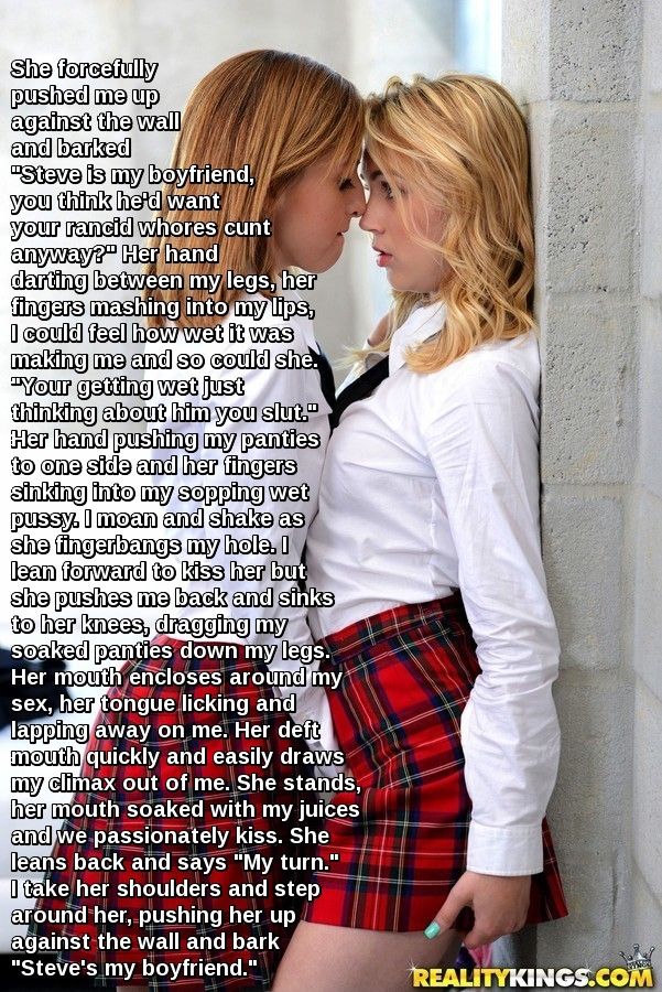 Adorable and kinky Caption