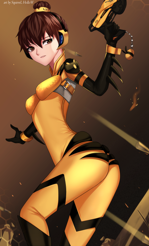 overwatchandchill: little bee dva