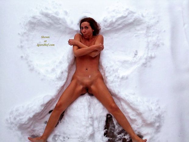 Nude Snow Angel