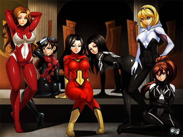 Your friendly neighborhood Spider-G.irls are on the business~!