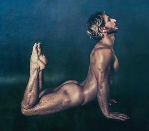 Just doing a yoga pose