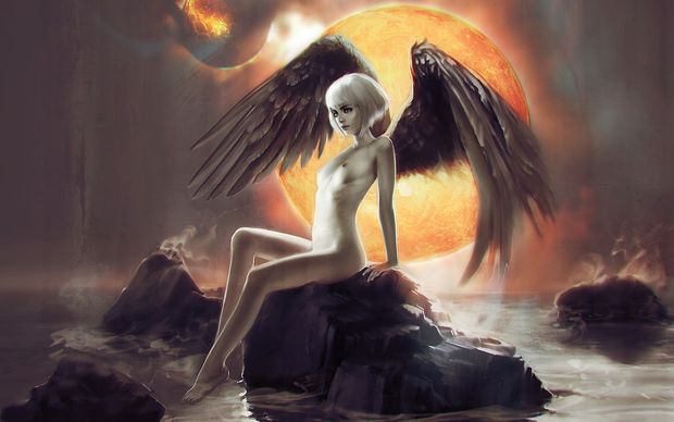 angel posing