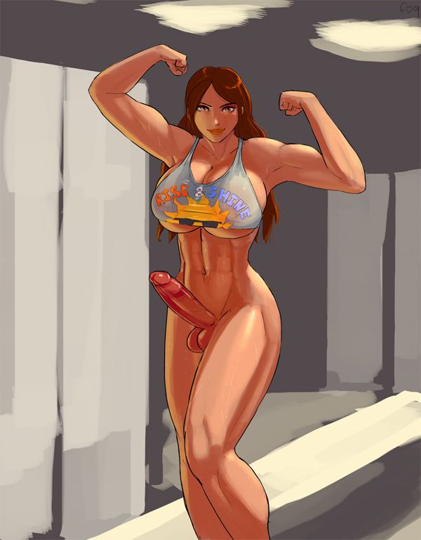 muscular futanari