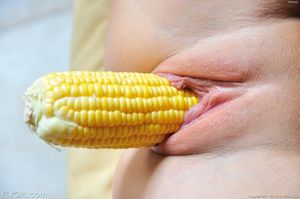 Corn in pussy
