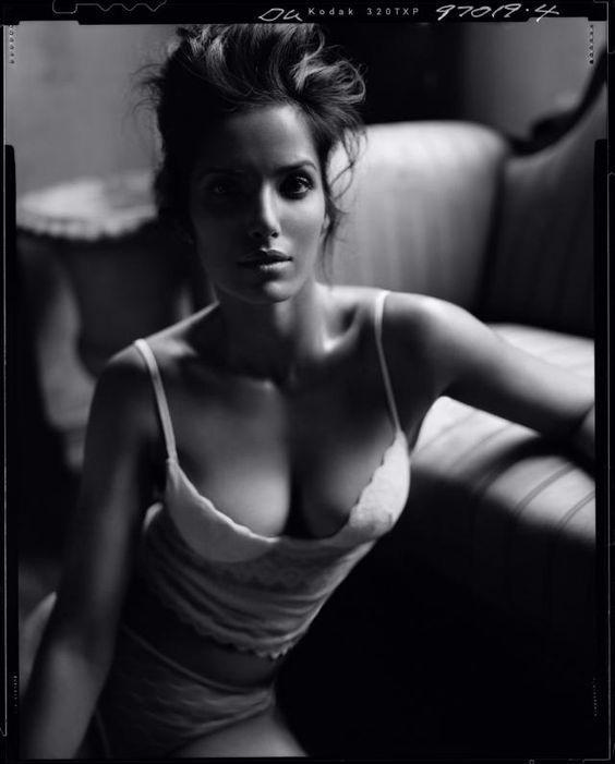 padma lakshmi by helmut newton