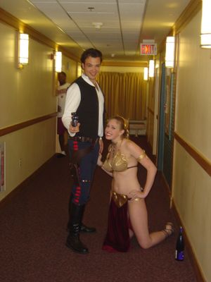 Slave Leai & Han Solo
