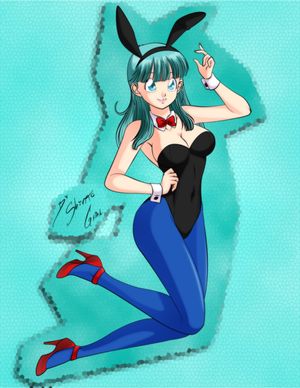 Bulma in bunny suit