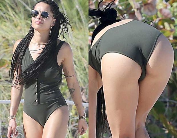 Zoe Kravitz -12/88 -5'1''- 34-25-35''-32B-Bra -112lbs - 7-Shoe,  L.A. Wet Cunnilingus! - Yum! Yum!
