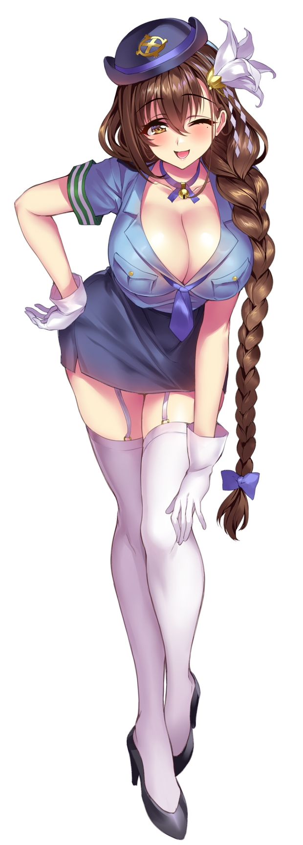 hentai chick in police uniform