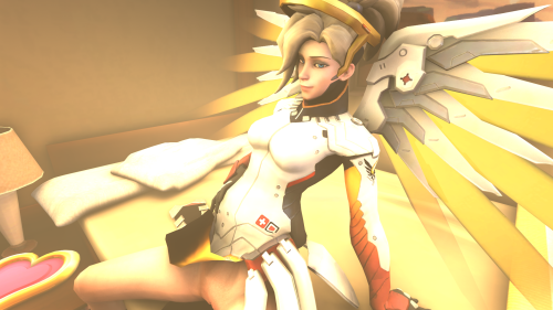 burstingseas:

Mercy’s an angel.
Source: Overwatch Hentai
