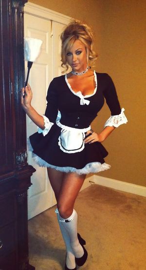 Auntie comes over to do some cleaning for her dirty dirty nephew