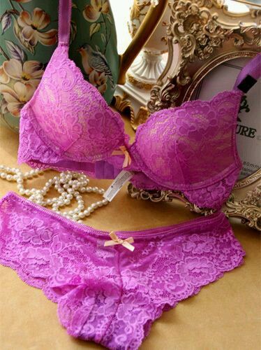 purple bra