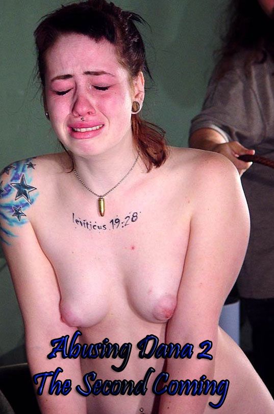 Crying Masochist Babe Tormented at Home