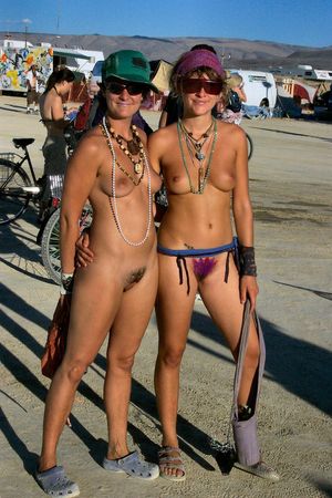 Mother and daughter at Burning Man 2016