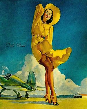 pin up, stockings, high heels