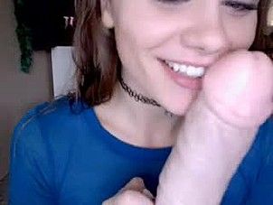 Suck Dildo And Masturbates