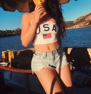 McKayla supporting her country