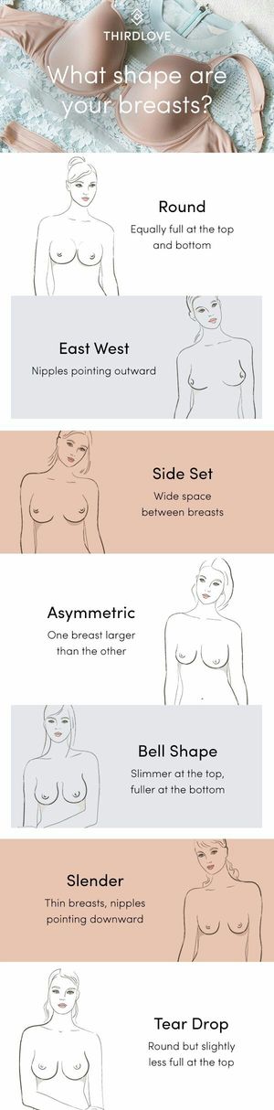 Bra size & breast types