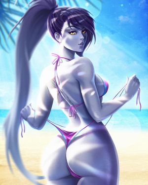 widowmaker string bikini