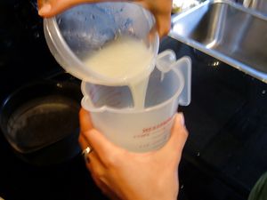 Getting ready for drinks