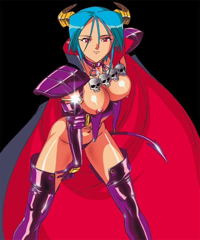 Busty succubus babe sizing up whether she wants to fuck somebody’s soul out with hentai sex.