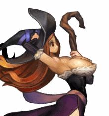 Running big tits character that’s attached to a sorceress (come on, she’s known for her big tits, they’re where she stores her spells) from Dragon’s Crown. Been toying with making a comic parody called Dragon’s Cum.