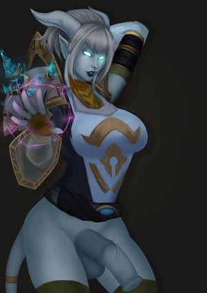 Futa Art: Draenei