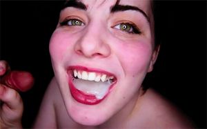 She will be a great cum swallower soon