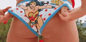 Wonder Woman panties GIF
