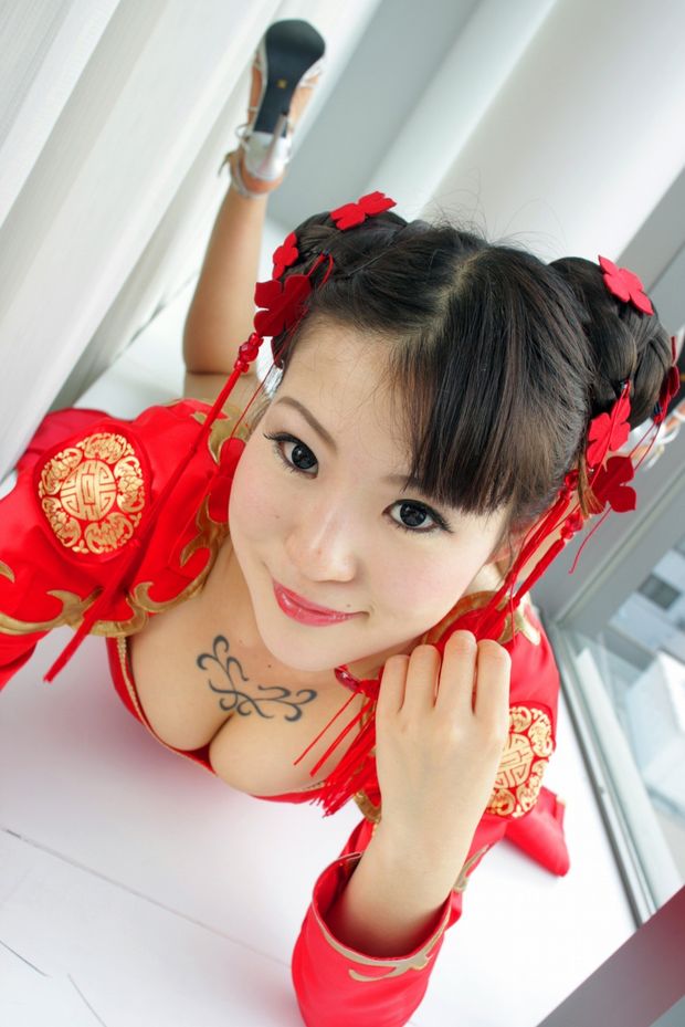 Asian smile
