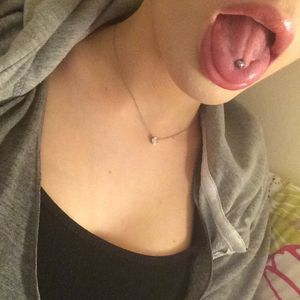 Aim at my tongue ...